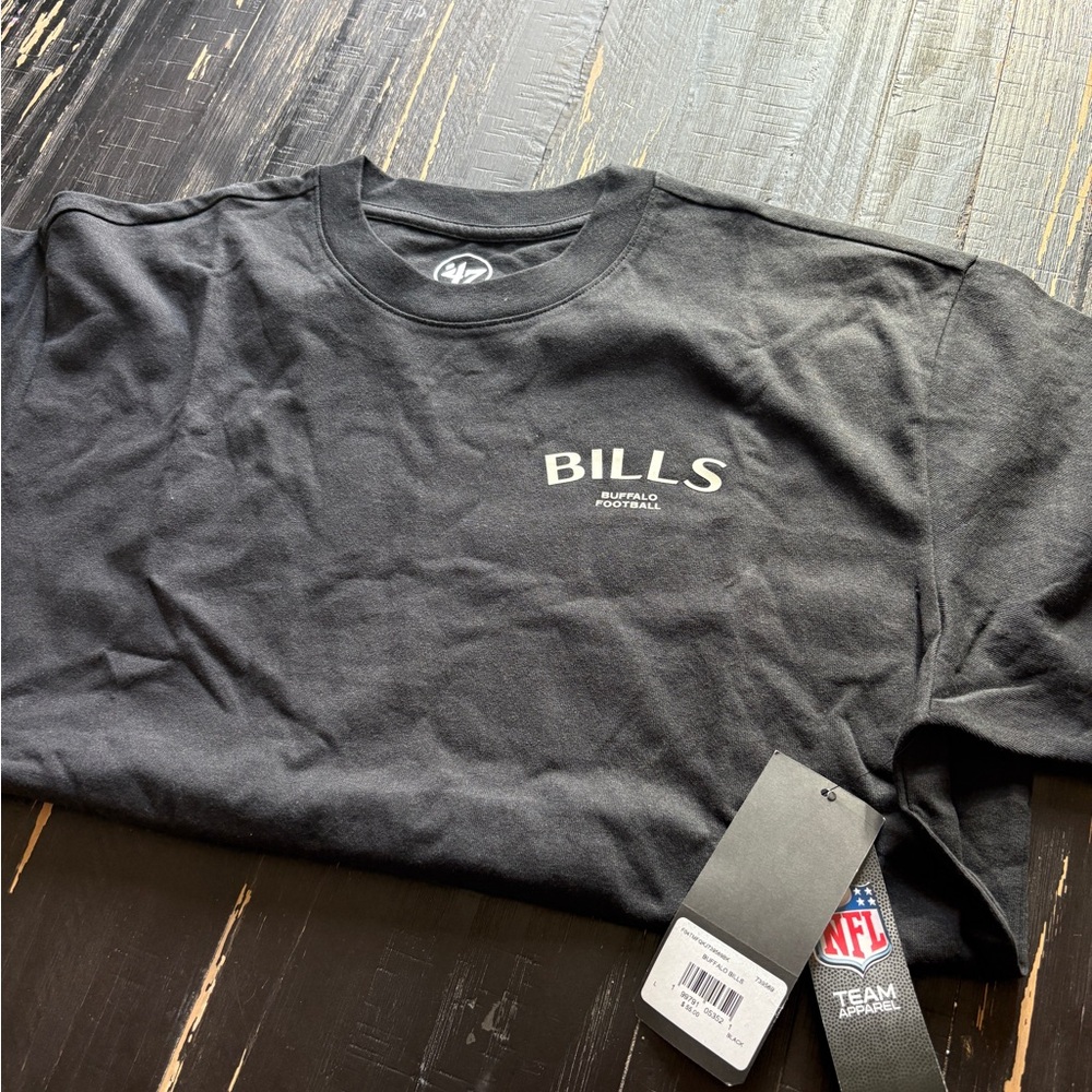 NFL Buffalo Bills Black Crewneck T-Shirt